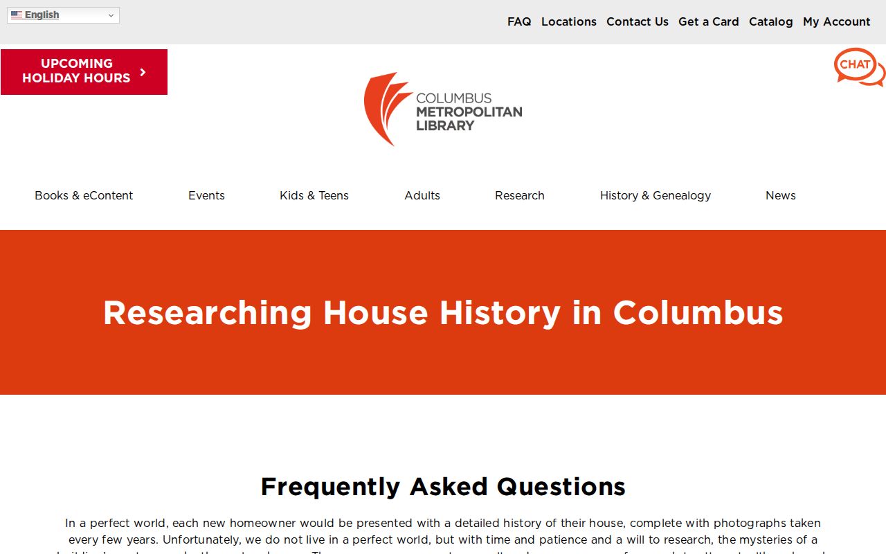 Grove City city directory house-history guidance from Columbus Metropolitan Library