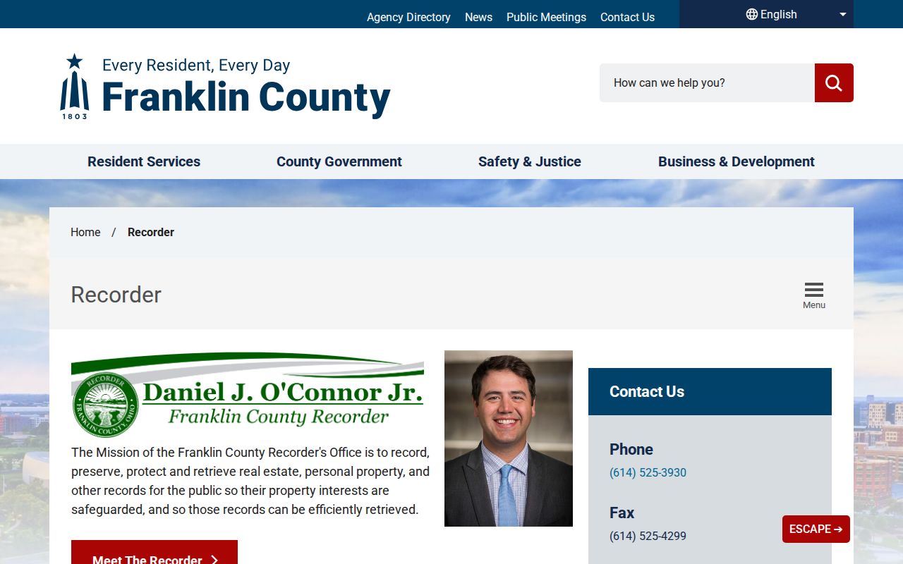 Grove City previous residents historical Franklin County deed search guide